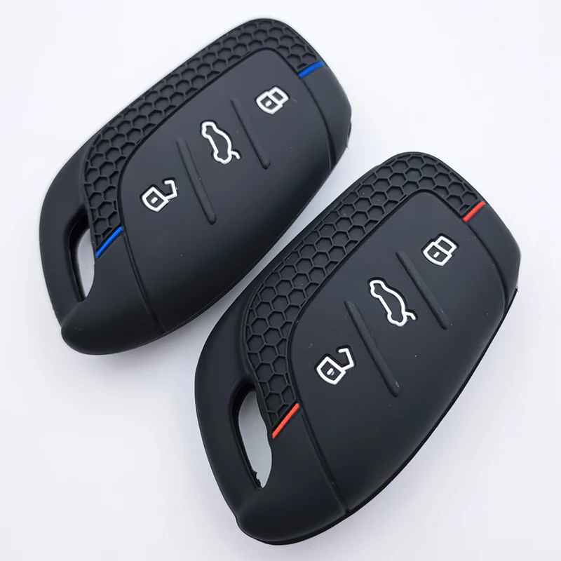 3 زر سيليكون سيارة عن بعد فوب غطاء مفتاح الحال بالنسبة Roewe RX3 RX5 RX8 ERX5 I6 I5 ل MG 4 2023 Mg4 Ev MG HS GT ZS EV ZX MG5 MG6