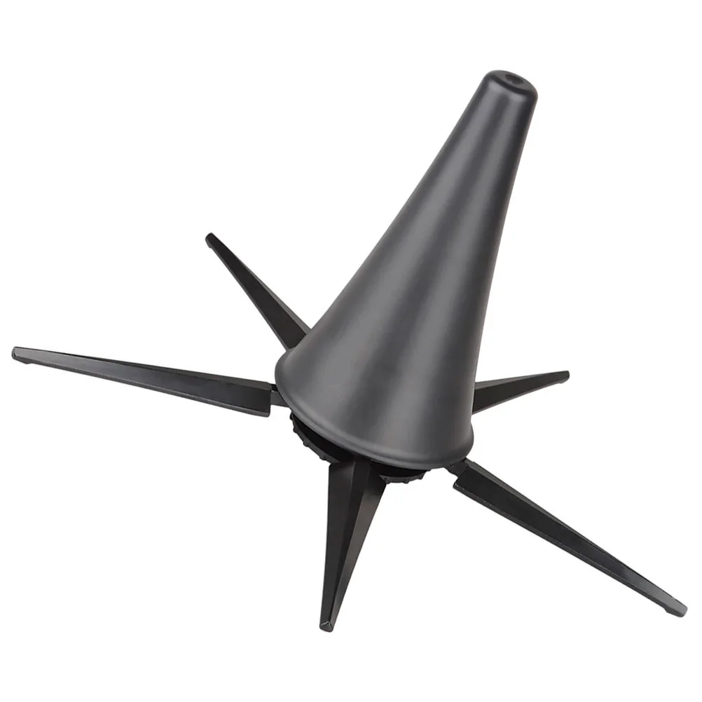 Clarinet Stand Foldable 5 Legs Metal Bracket Black Portable Oboe Holder Musical Instrument Accessories Replacement Durable