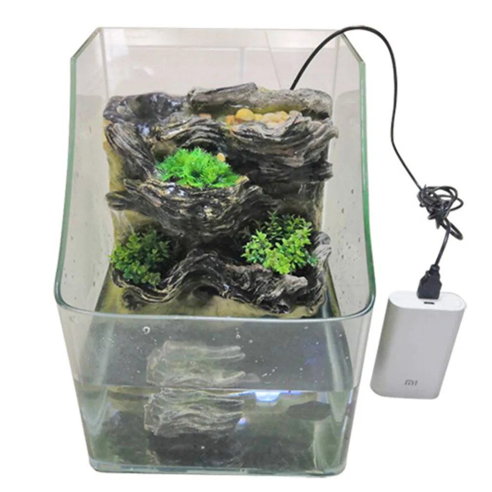 

200L/H Mini Water Pump 5V Ultra Silent For Aquarium Fish Tank Fountain Water Pump For Fish Tank Pond Hydroponics Black