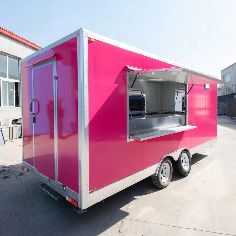 

Multi-Function Festival Snack Van Food Cart Trailer Mobile Kitchen Service Solution