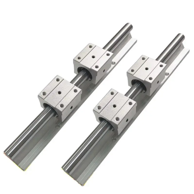 Cylindrical guide linear light shaft slide rail slider SBR10 SBR12 SBR16 SBR20 SBR25 SBR30 with 500mm 1000mm 1500mm Guideway