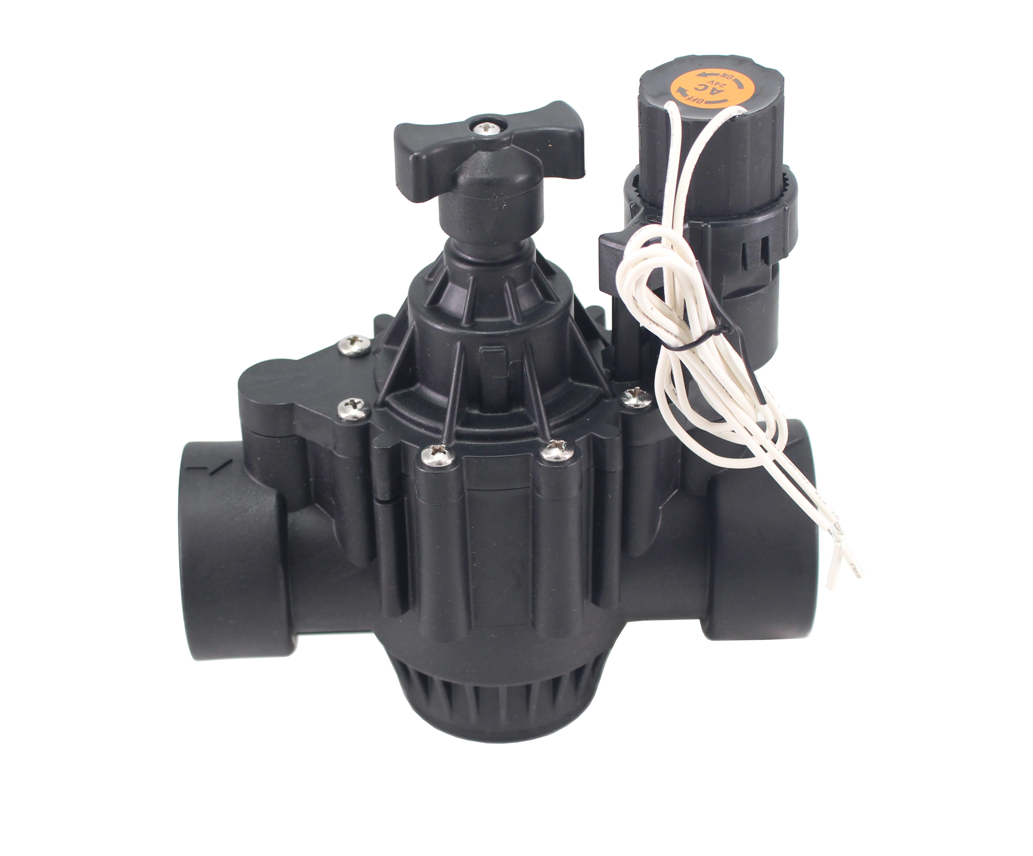 

Zanchen Plastic DH/ P Series Combination Globe and Angle Electric Remote Control Valve, BSP 24 VAC