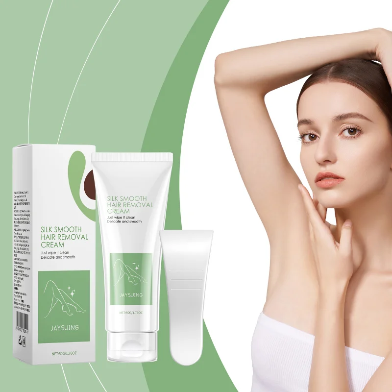 

Smooth Hair Removal Cream - Gentle Formula For Arms & Underarms, Leaves Skin Soft & Hair-Free With Vitamin E & Glycerin