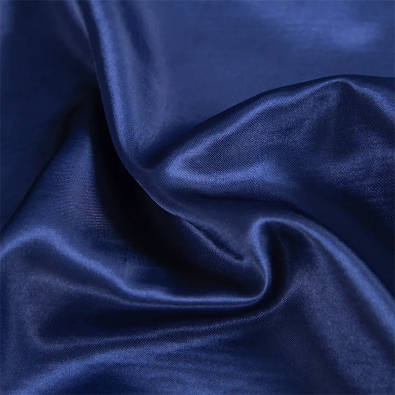 Satin Fitted Sheet High-End Solid Color Mattress Cover With Elastic Band Bedsheet Home Hotel Bedding Luxury Fit Sheet