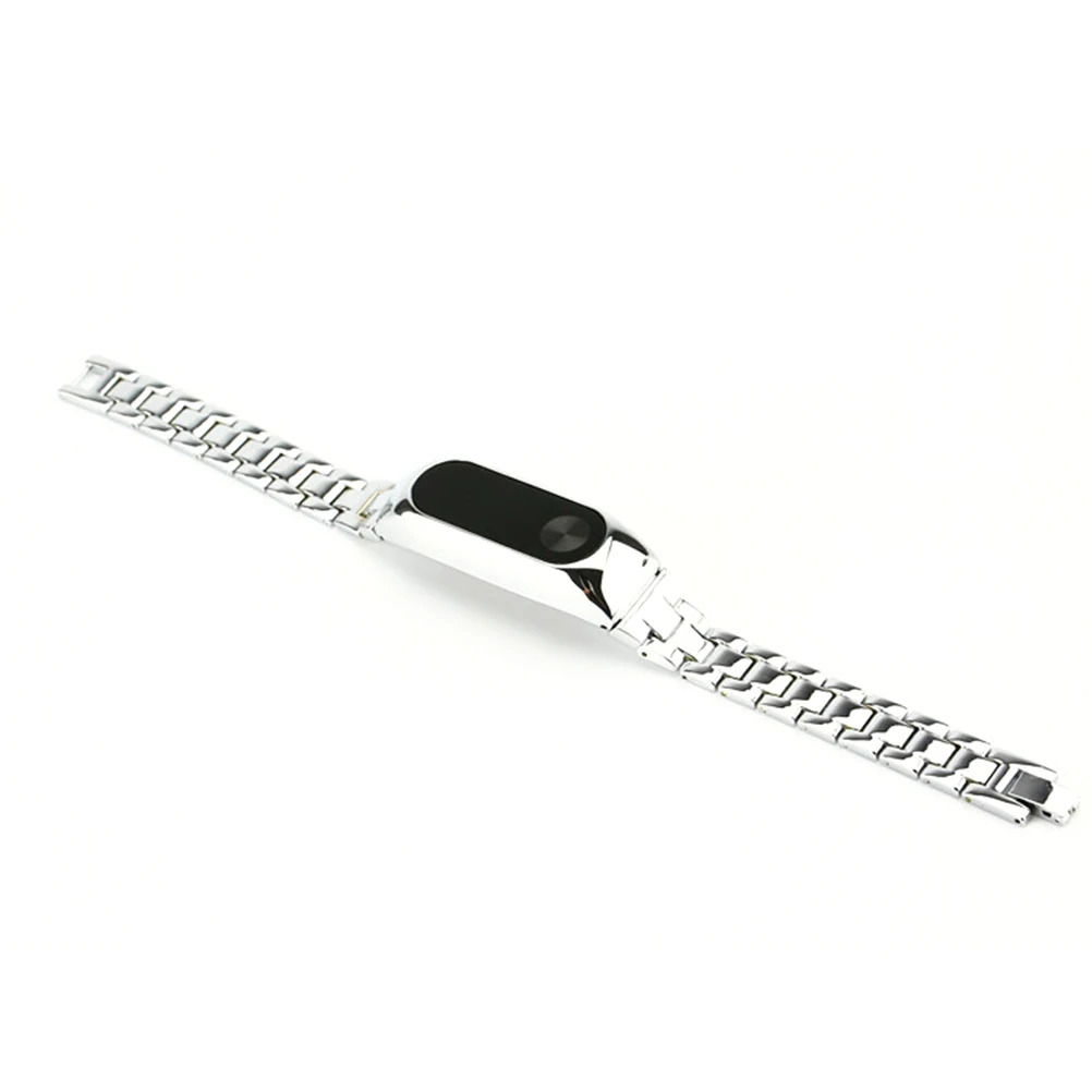 

Sense Stainless Steel Wristband Watch Bands Strap for Replacement 2 Silver Smart
