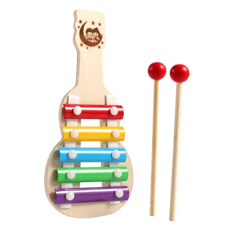 

Toys Baby 5 Keys Wooden Xylophone 1 2 3 Years Kids Music Instrument Toys Preschool Early Learning Toys for Children