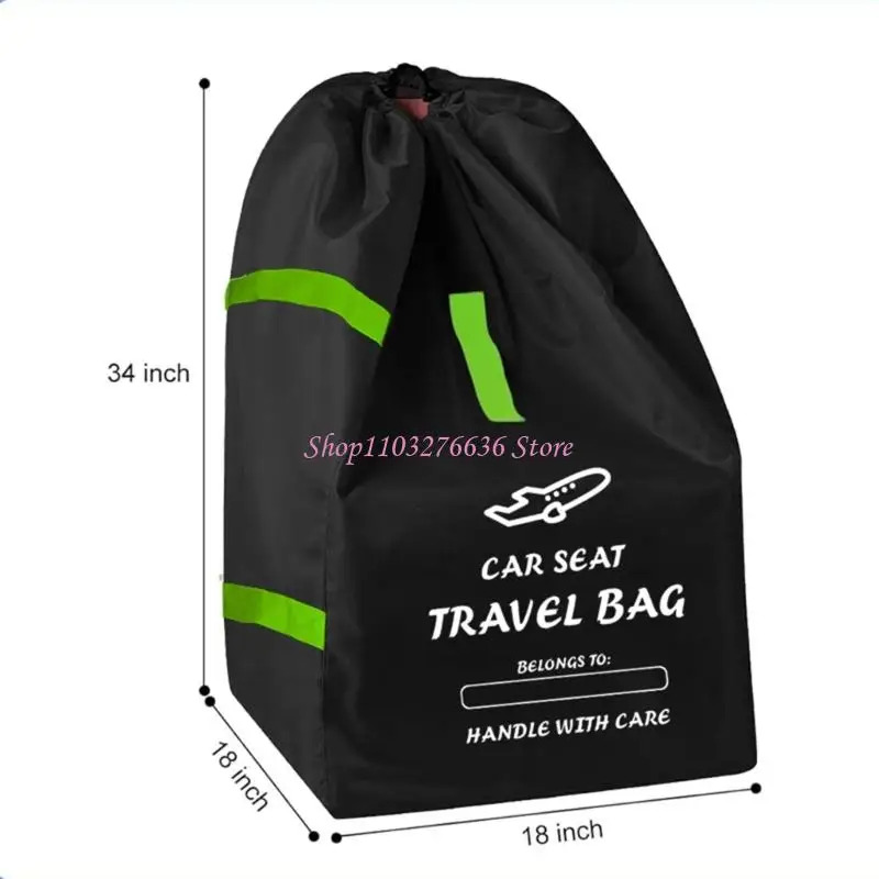 R6FD Schützende Autositz-Reisetasche für Flugzeuge, wasserabweisende Oxford-Baby-Booster-Autositzabdeckung, Staubschutztasche – Detail 6
