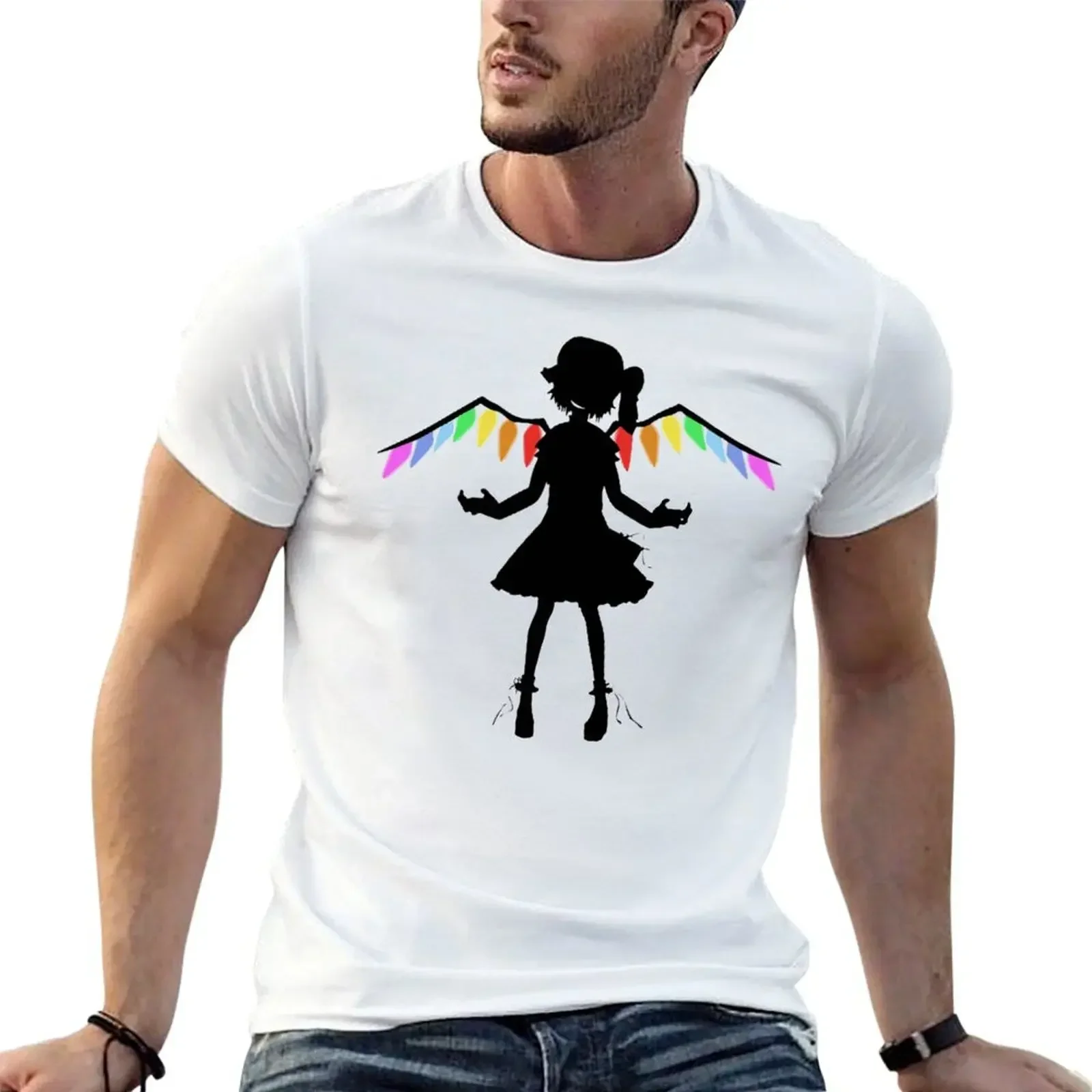 Bad Apple - Touhou T-Shirt Short sleeve tee oversizeds funny t shirts for men