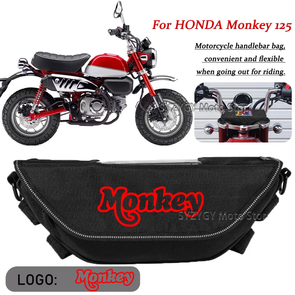 

Motorcycle accessories For Honda monkey 125 125z tools bag Waterproof And Dustproof Convenient travel handlebar bag