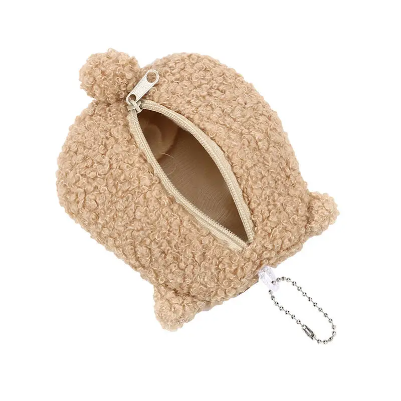 かわいい小さなクマのぬいぐるみ漫画財布ミニイヤホン収納袋小銭入れさまざまな小物収納袋子供のギフト