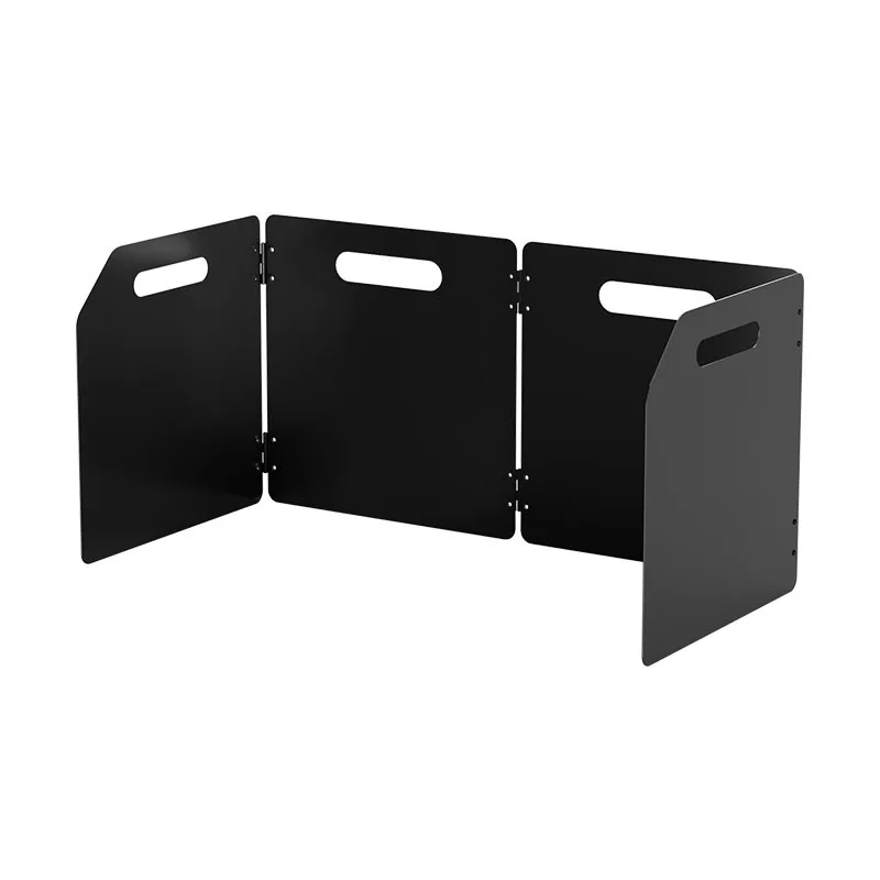 Outdoor stove windshield Thickened folding cassette wind plate Stove  windshield Gas stove wind shield