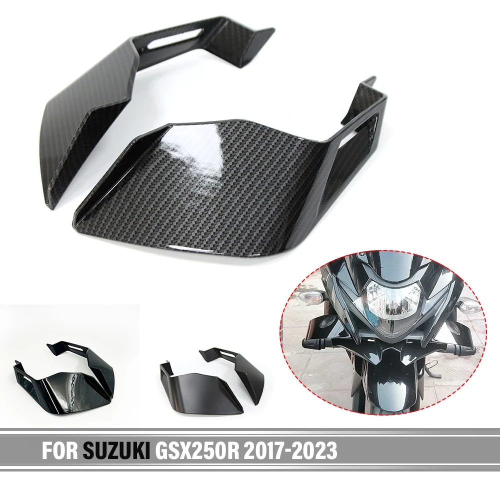 

For Suzuki GSX250R GSX250 2017 -2020 2021 2022 2023 Motorcycle Winglets Aerodynamic Wings Spoiler Fairing Downforce GSX-250R