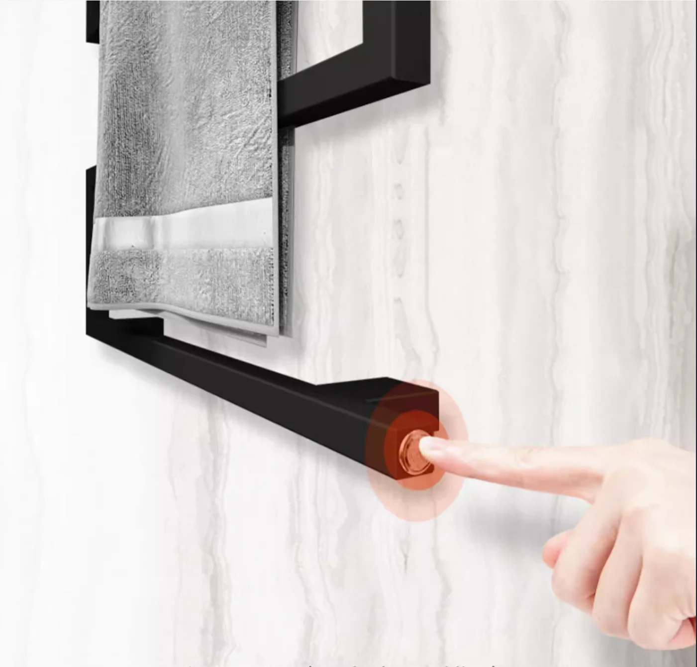 Toalha aquecedora elétrica