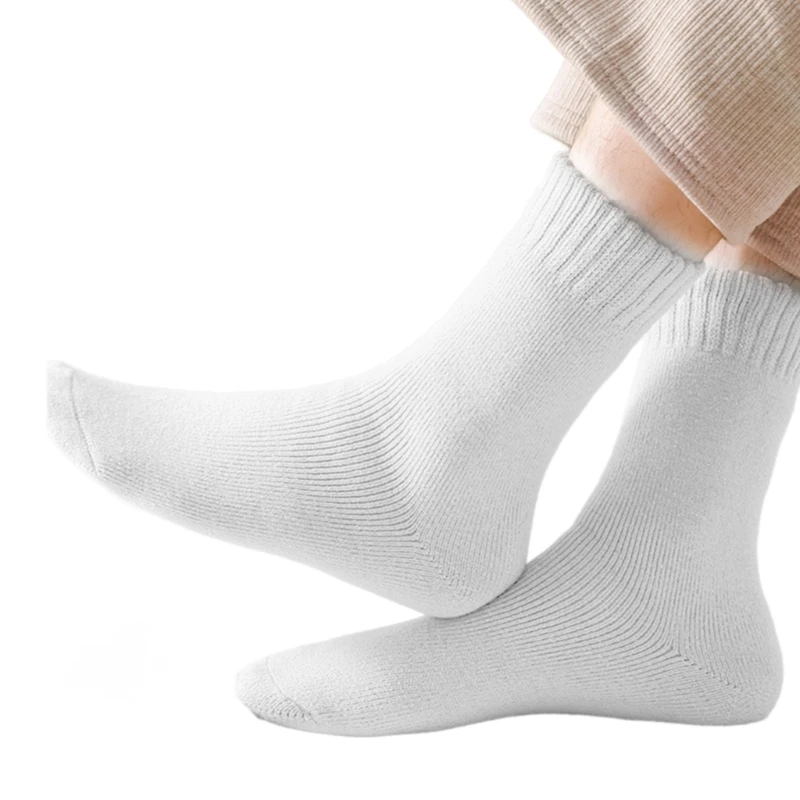 

Winter Thermal Socks for Women Men Warm Insulated Socks Thick Fuzzy Slipper Socks Cold Weather Heated Socks Hosiery