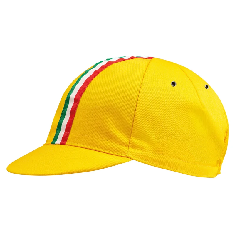 Cotton Twill Black / Dark Blue Cycling Caps Yellow White Ride Head Wear Bike Hat One Size Fits Most