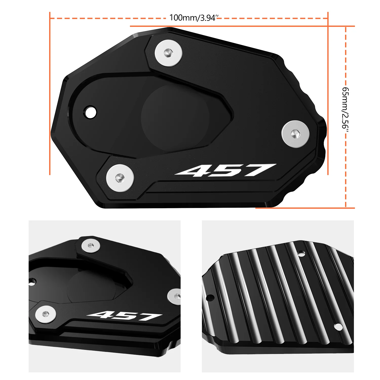 For Aprilia RS457 RS457 2024-2027 RS660 RS660 2020-2026 2027 Accessories Motorcycle Kickstand Side Stand Enlarge Extension Pad