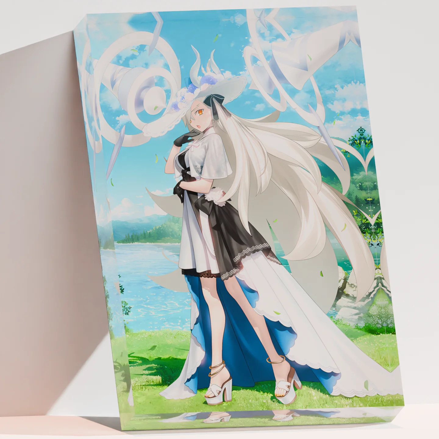 Custom 3D Acrylic Crystal Block Fate Grand Order U-Olga Marie FGO Figure Stand Cubo Holografico Print Your Image Fan Collection view 4