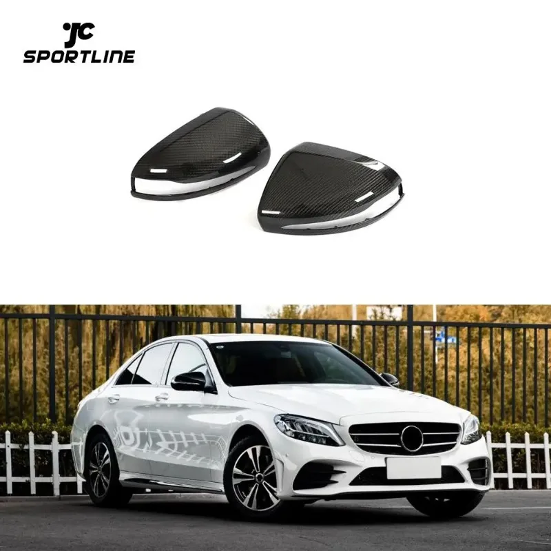 

Накладки на зеркала заднего вида из карбона для Mercedes-Benz W205, X253, W222, W213, C, E, S, GLC-класса