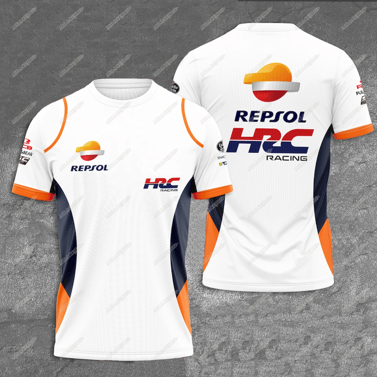 For Honda HRC Repsol Racing Motos GP Team Polo Shirt Motorcycle Ride Summer Men's Quick Dry Breathable Not Fade T-shirt