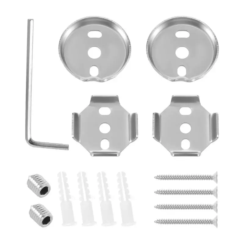 Y1UD 15Pieces Towel Rack Rack Mount Repair Conjunto parafusos e âncoras incluídas