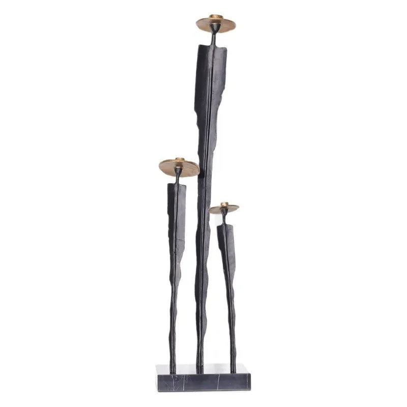 

Modern simple three hermits, figure sculpture, metal ornament, living room, model room, hotel, villa hall, floor-to-ceiling disp