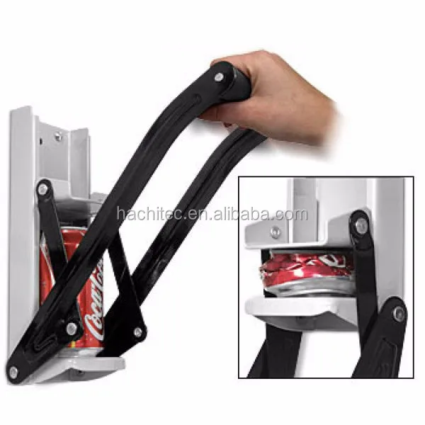 Wall Mounted Aluminum 16oz 12oz 8oz Pop Beer HEAVY DUTY Can Crusher