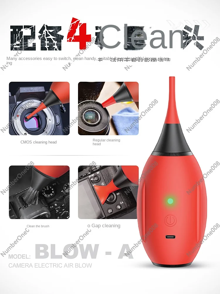 Electric air blowing micro SLR camera lens cleaning set drone portable powerful dust removal treasure vacuum cleaner