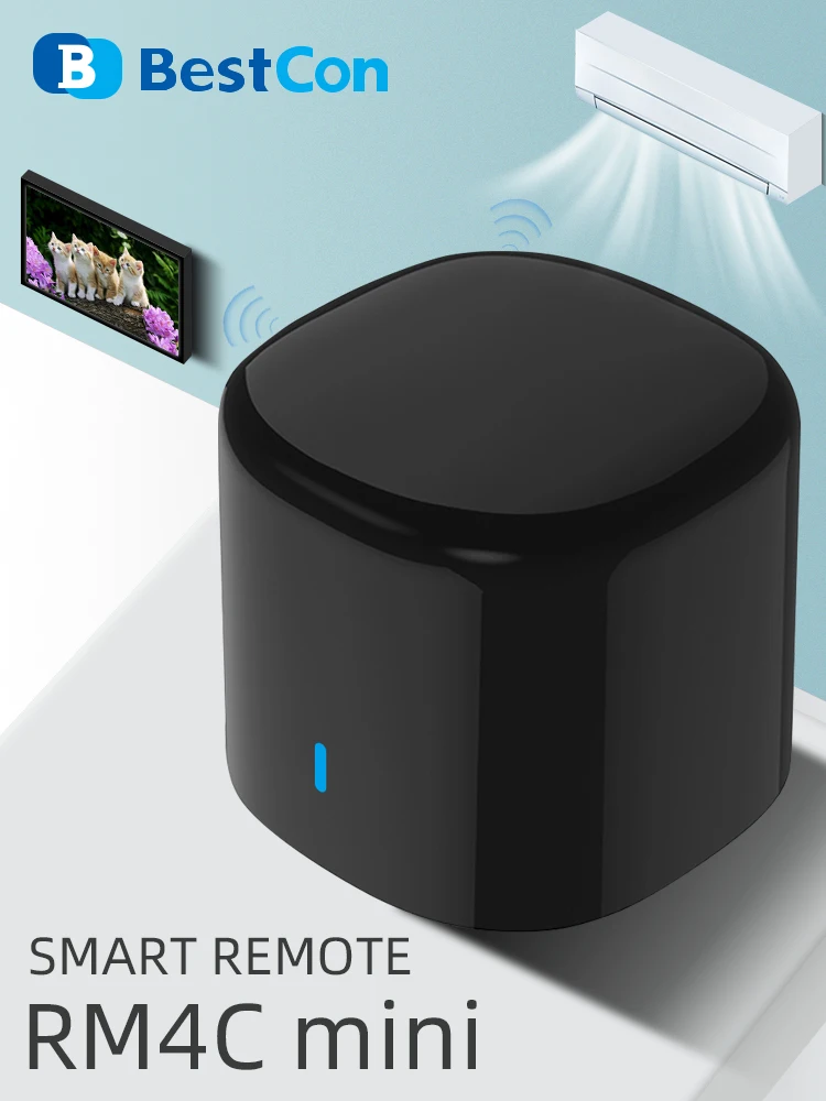 Oryginalny uniwersalny pilot na podczerwień BroadLink Inteligentny przełącznik WIFI BestCon RM4C Mini działa Alexa Google Home Assistant — zdjęcie produktu 7