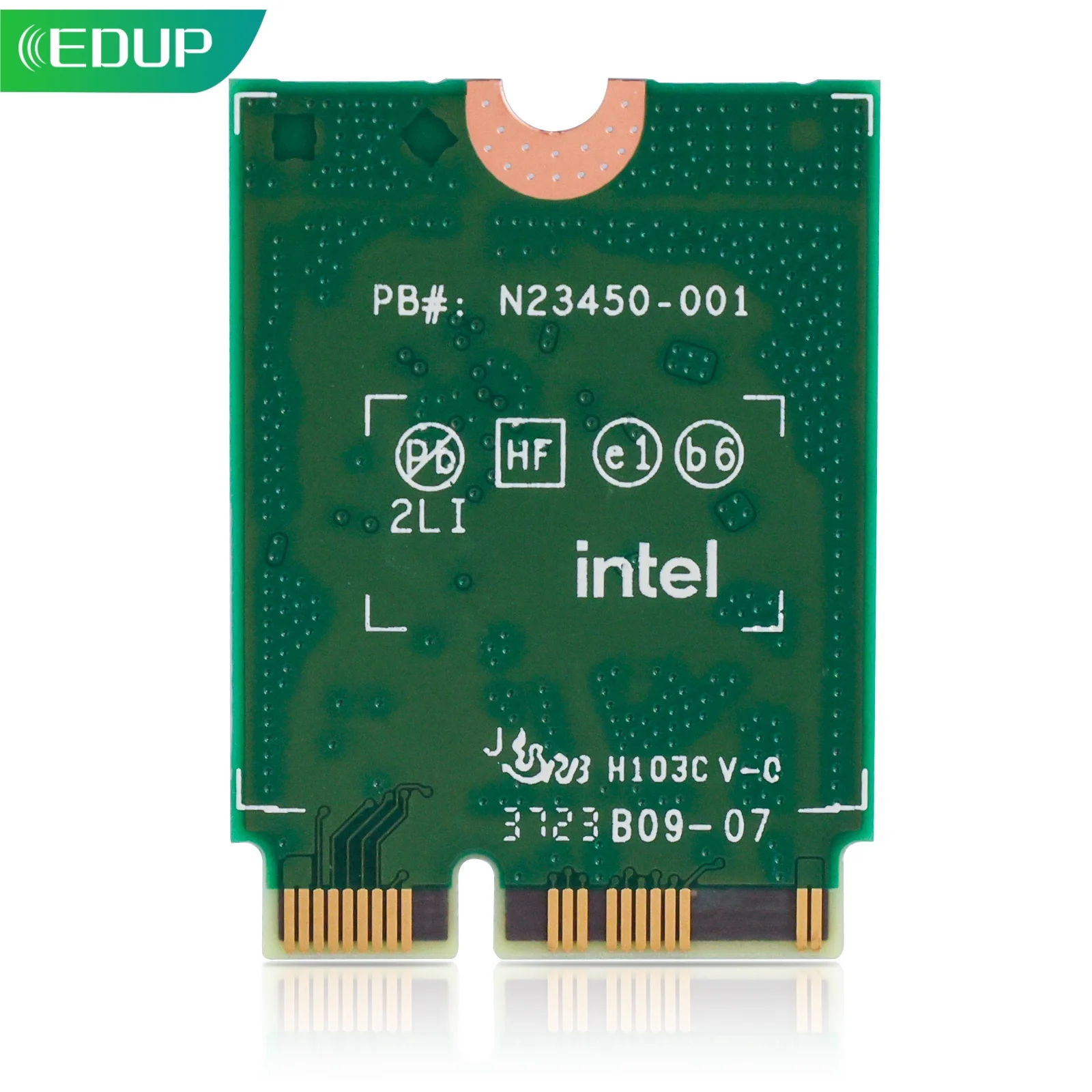 EDUP BE200 Wi-Fi 7 بطاقة الشبكة اللاسلكية 8744 ميجا بت في الثانية بلوتوث 5.4 M.2/NGFF Key E Interface متوافق مع Windows