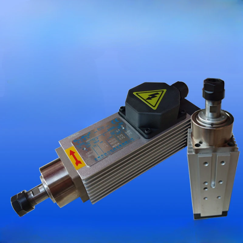 

Air cooled spindle motor, high-speed drilling, polishing, engraving motor shaft, 01.1KW-1500 rpm, ER25