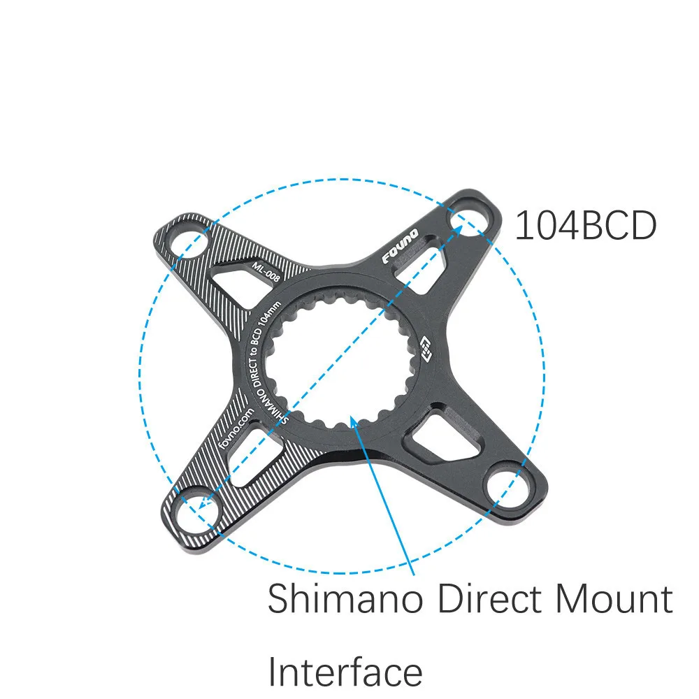 DECKAS Chainring Oval forShimano Direct Mount M6100 M9100 M9120 M8100 M8120 M8130 M7100 MT900 XTR SLX Spider Adapter 12 Speed