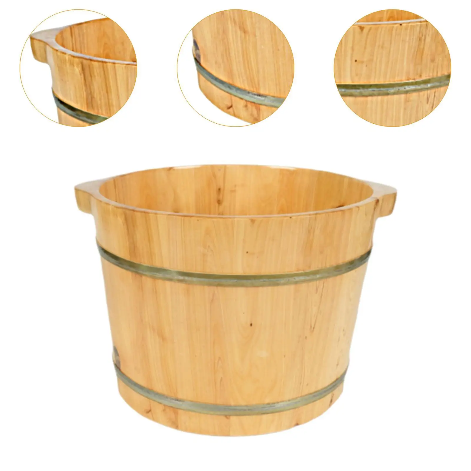 Wooden Foot SPA Tub Foot Bath for Mother's Day Gift Bathroom Home Foot SPA