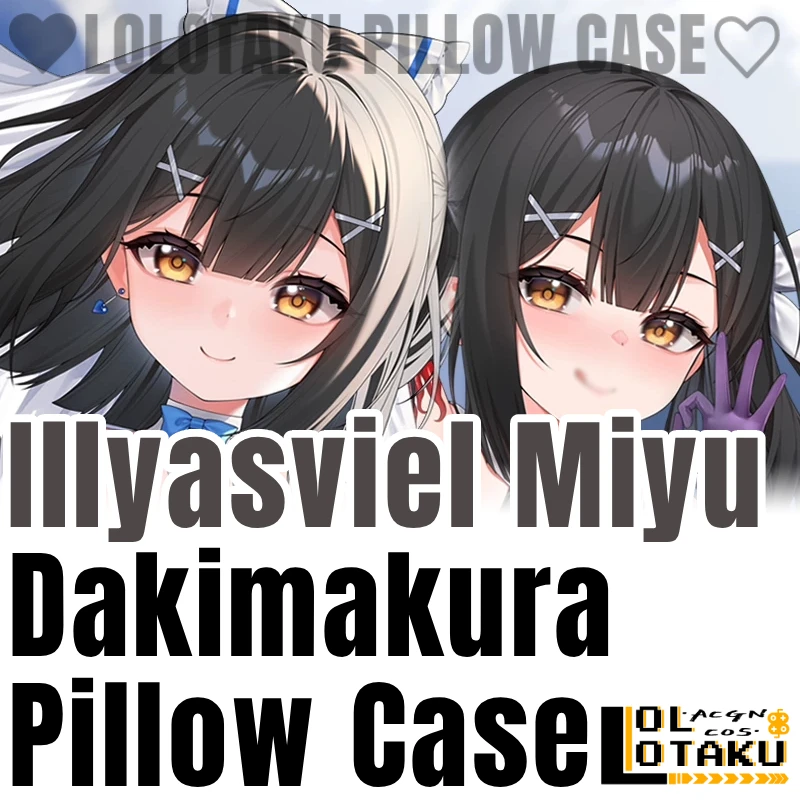 Illyasviel Miyu Dakimakura FGO Fate Stay Night Pillowcase Hugging Full Body Pillow Case Cushion Cover Home Bedding Decor YSLY