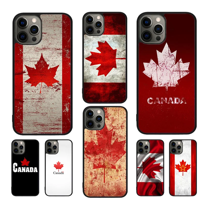 Canada Canadian Flag Mobile Phone Cases Cover For iPhone 16 15 14 12 13 mini 11 Pro MAX apple 6 7 8 Plus SE2020 Coque