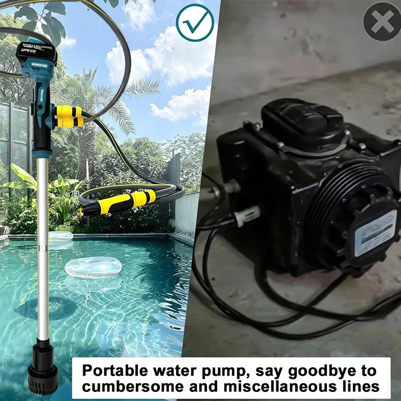 Makita Electric Water Pump Cordless Deep Well Submersible Pump Portable Stick Water Transfer Pump For 18V Battery(No Battery) image 5
