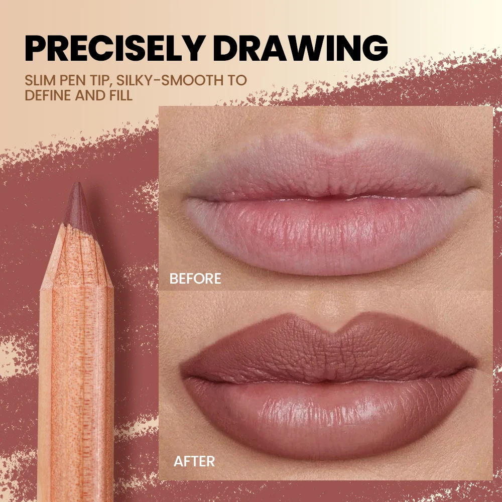 1 set da 6 pezzi: set di penne per labbra in velluto opaco, impermeabili, a lunga durata e che non sbiadiscono, adatto a vari look per il trucco