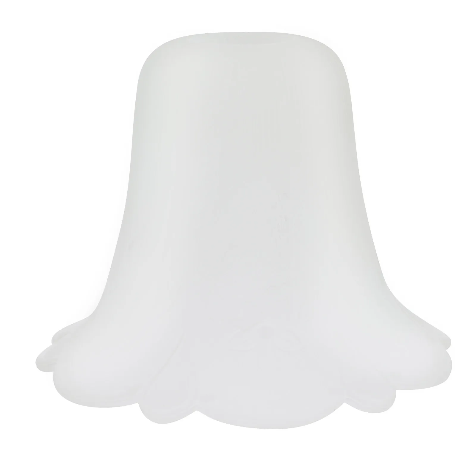 Frosted Glass Lamp Shade Floral Design Soft Warm Light Diffuser Dustproof for Chandelier Ceiling Light Wall Floor Lamp Cover