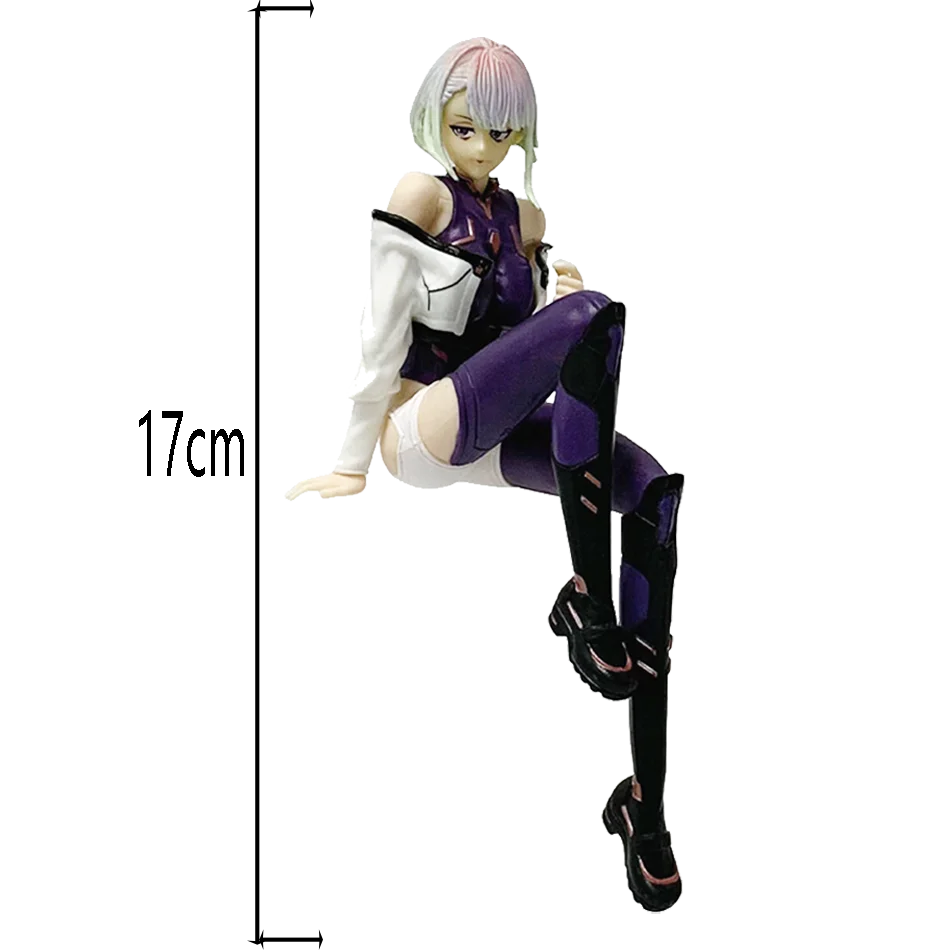 ฟิกเกอร์อนิเมะเกม ลูซี่ ขนาด 17 ซม. ท่าทางนั่ง ของเล่นสะสม ของขวัญวันเกิด ของตกแต่งโต๊ะทำงาน