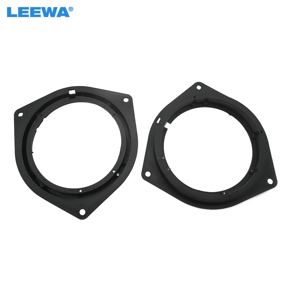 LEEWA 2pcs Auto Rear Speaker Mat Mount Plates Bracket Adapters for 12-16 Toyota Camry Highlander (6*9 to 6.5) fitting #CA5522