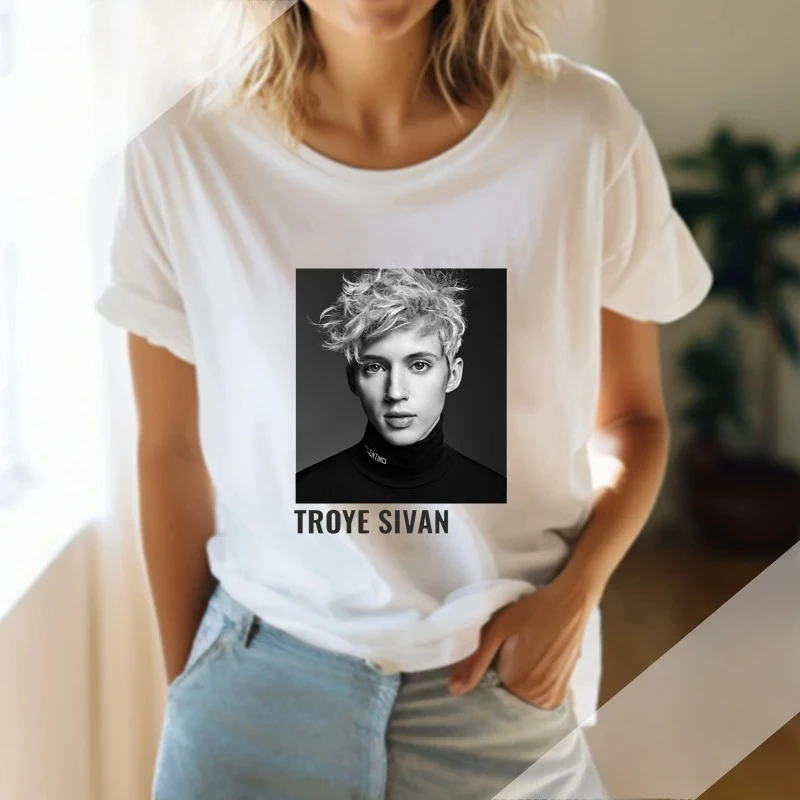 Стильная Женская Блузка Troye Sivan В Стиле Харадзюку 2023, Мужская Футболка I Feel The Rush Y2k, Топ