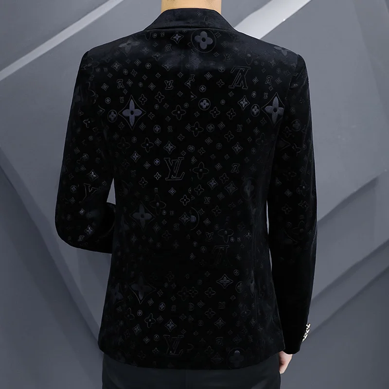 أزياء رجالية جديدة، كاجوال، رجل أعمال، مأدبة خارجية، لجميع الأغراض، تنحيف، مصفف شعر عصري، سترة النسخة الكورية