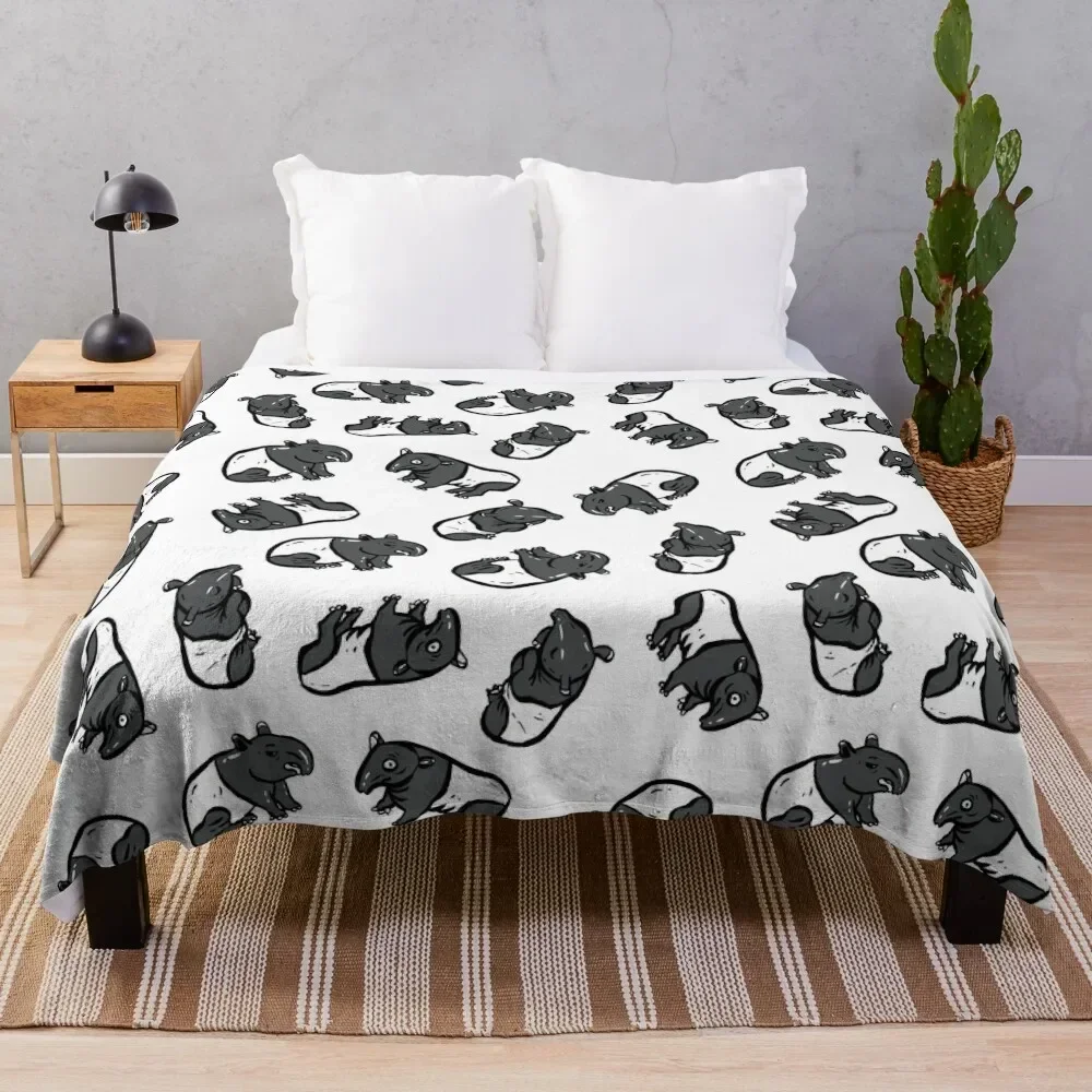 Malayan tapir Throw Blanket For Baby wednesday Luxury Thicken christmas gifts Blankets