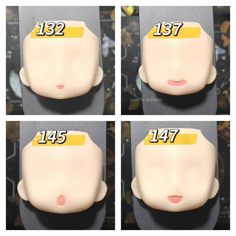 Ob11 Doll White Milk Muscle Special Expression Blank Face Shell DIY Polymer Clay Animation Character Replacement Face Shell