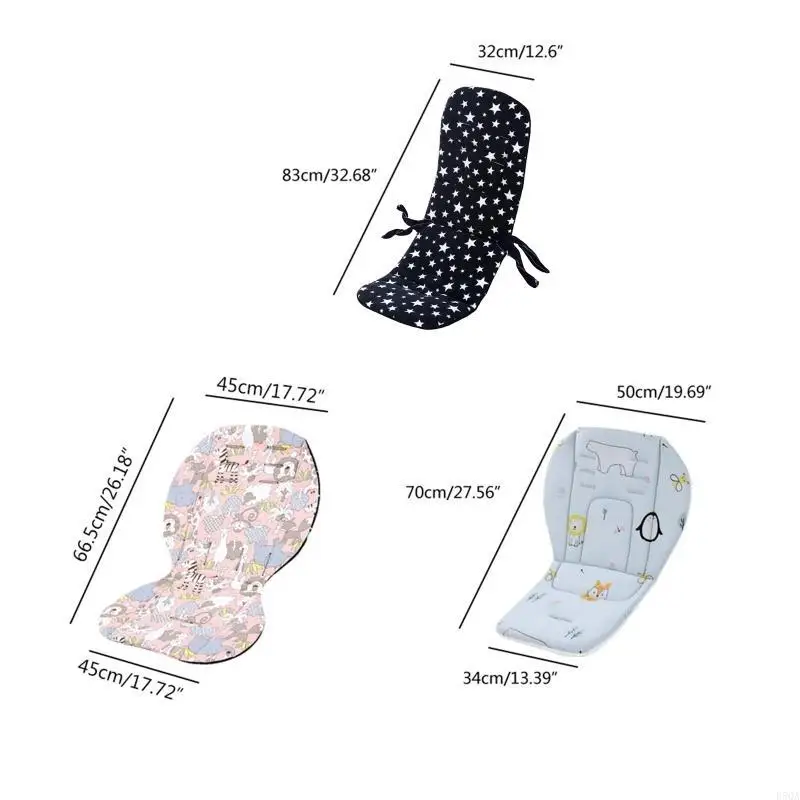 D5QA Universal Baby Kinderwagen Hochstuhl für Sitzkissen Liner Matte Warenkorb Matratze Matte