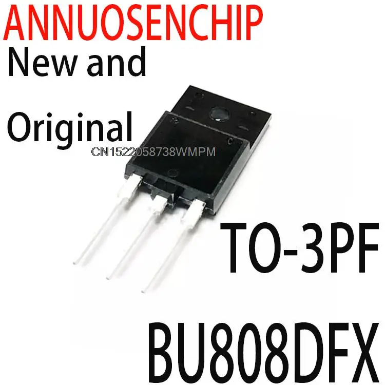 5 PCS Novo e Original TO3PF BU808 TO-3PF BU808DFX
