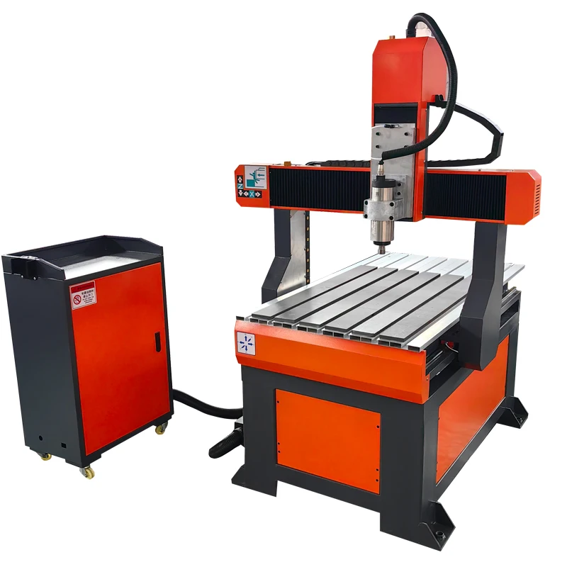 Hobby Wood CNC Router 6090 Woodworking Carving 4 Axis NC Studio Single Spindle Leadshine Motor Machine