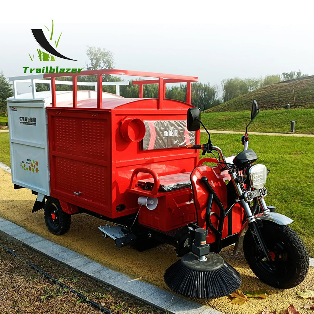 New Energy Electric Leaf Suction Car Lawn Garbage Leaves Clean Collection Machine on Road Garden