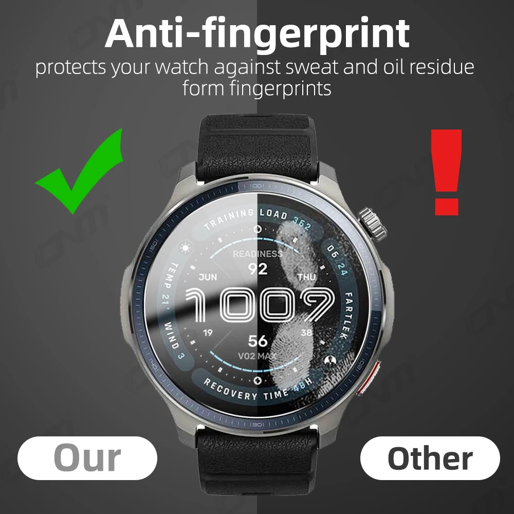 9H Tempered Glass for Amazfit Balance 2, Premium Screen Protector Durable HD Clear Anti-scratch Protection Film Accessories - Image 4