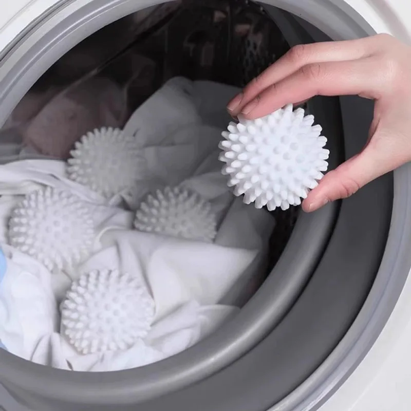 6 cm Silikon-Anti-Tangle-Waschball für Rollenwaschmaschine – mehrschichtiger Wäsche-Sparer mit Reibung, ohne Reinigungsmittel