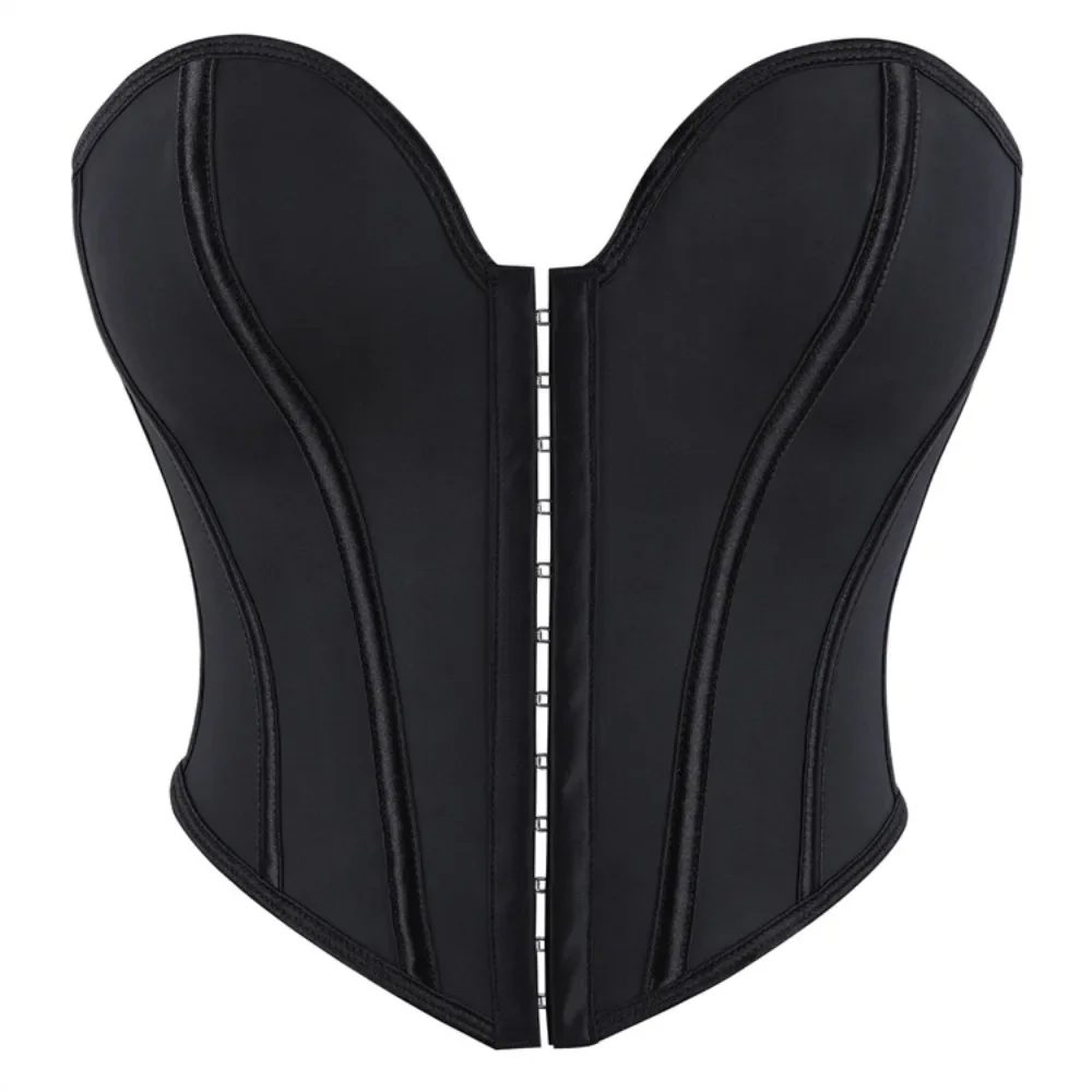 

Модный сексуальный корсет, укороченный топ, жилет, женское нижнее белье, формирователь тела с открытой спиной, короткий топ-бюстье